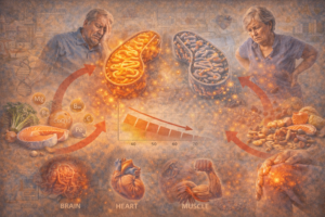 Cellular Energy Decline as a Central Driver of Age-Related Fatigue