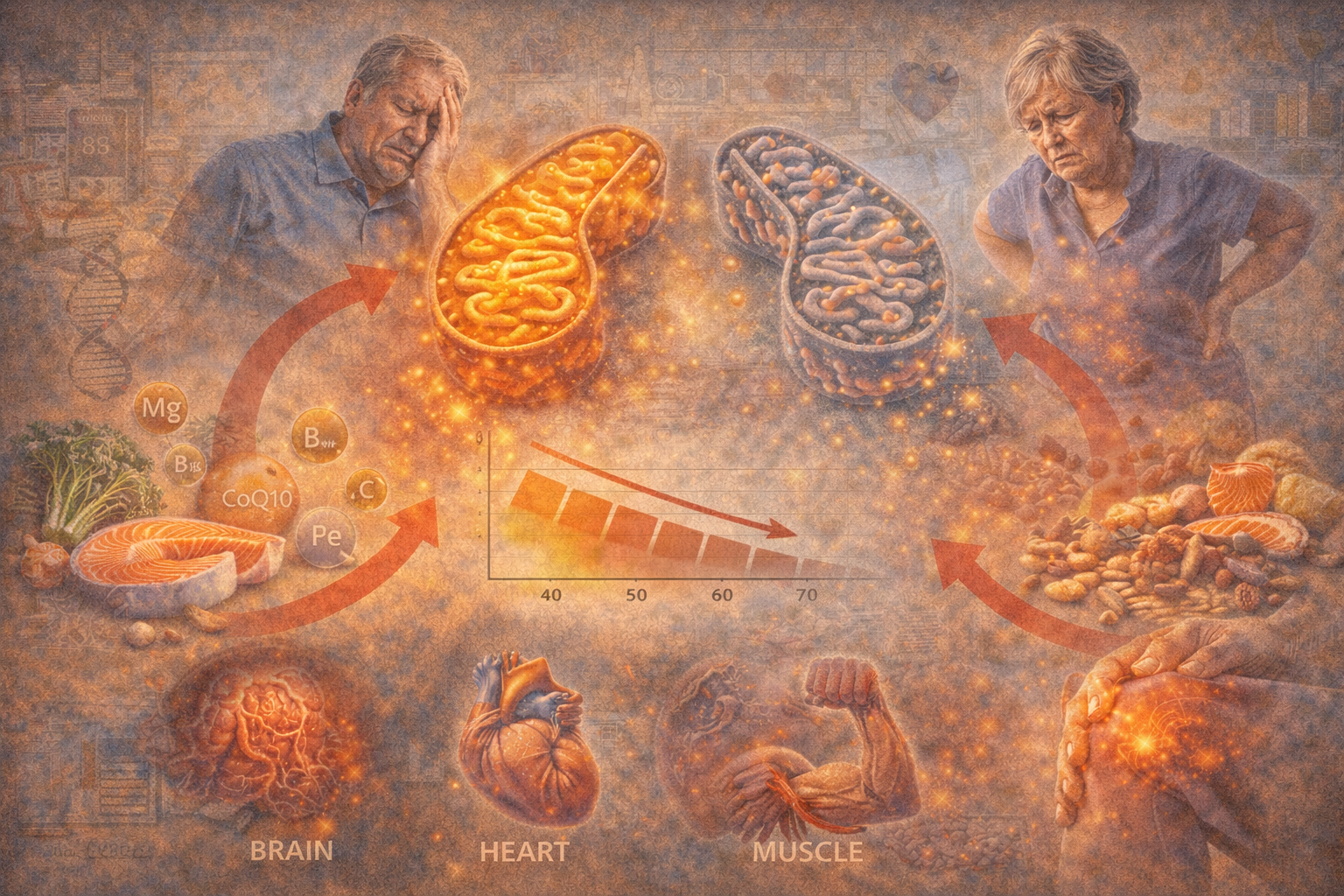Cellular Energy Decline as a Central Driver of Age-Related Fatigue