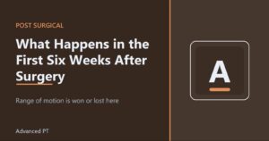 The Early Period After Joint Surgery